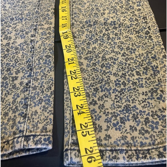 Free People Skinny Flower Jeans, Size 29, Low rise jeans, floral, Multi colored - Picture 8 of 10